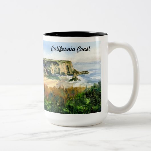 Tasse 2 Couleurs Côte de la Californie (Droit)