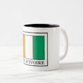 Tasse 2 Couleurs Côte d'Ivoire (Devant droit)