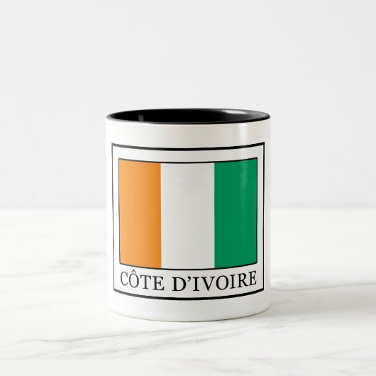 Tasse 2 Couleurs Côte d'Ivoire (Centre)