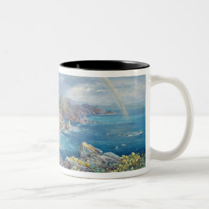 Tasse 2 Couleurs Côte sud de Guernesey du Cribiere, 1862 (W