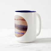 Tasse 2 Couleurs Couche de soleil beauté marine (Devant droit)