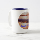Tasse 2 Couleurs Couche de soleil beauté marine (Devant gauche)