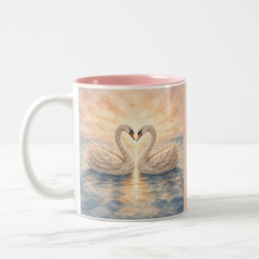 Tasse 2 Couleurs Coucher de soleil diamant (Gauche)