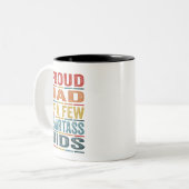 Tasse 2 Couleurs Coucher de soleil papa fier de quelques enfants Sm (Devant gauche)