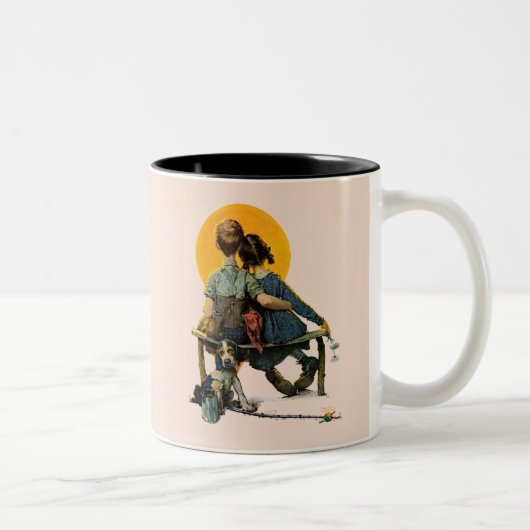 Tasse 2 Couleurs Coucher du soleil (Droit)