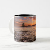 Tasse 2 Couleurs Coucher du soleil à Barcelone (Devant gauche)