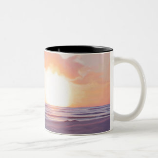 Tasse 2 Couleurs Coucher du soleil romantique