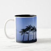 Tasse 2 Couleurs Coucher du soleil sur la baie de Kahaluu dans (Gauche)