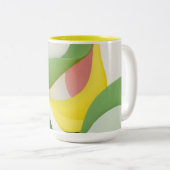 Tasse 2 Couleurs Couches Douces de Lumière (Devant droit)