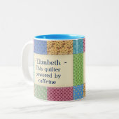 Tasse 2 Couleurs Couette personnalisée de grand-mère (Devant gauche)