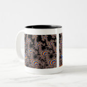 Tasse 2 Couleurs Couleur - Art fractal (Devant gauche)