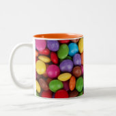 Tasse 2 Couleurs Couleur d'arc-en-ciel de bonbons au chocolat (Gauche)