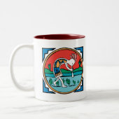 Tasse 2 Couleurs Couleur de Kokopelli (Gauche)