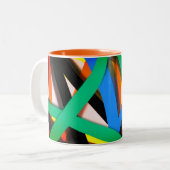 Tasse 2 Couleurs Couleur de revêtement (Devant gauche)