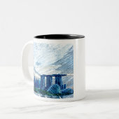 Tasse 2 Couleurs Couleur des vues de Singapour (Devant gauche)