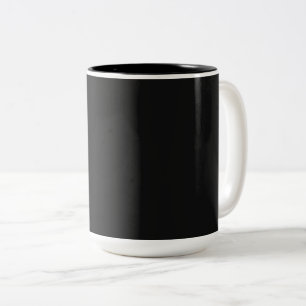 Tasse 2 Couleurs Couleur Noir Onyx Professionnel Classic Elegant
