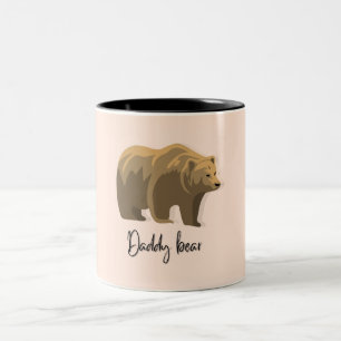 Tasse 2 Couleurs Couleur pastel de papa ours
