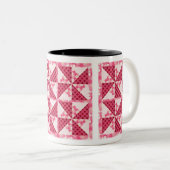 Tasse 2 Couleurs Couleur Pointe Rose (Devant droit)