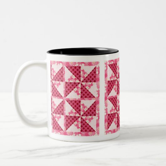 Tasse 2 Couleurs Couleur Pointe Rose (Gauche)