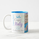 Tasse 2 Couleurs Couleur pour aquarelle de l'Italie (Gauche)