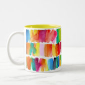 Tasse 2 Couleurs Couleurs abstraites modernes couleurs folles d'éme (Gauche)