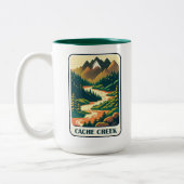 Tasse 2 Couleurs Couleurs de Cache Creek California (Gauche)