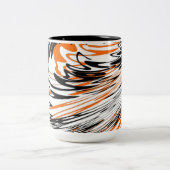 Tasse 2 Couleurs Couleurs du Bengale Orange et lignes noires (Centre)