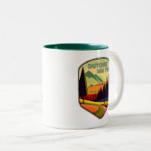 Tasse 2 Couleurs Couleurs du Dutchess Rail Trail (Devant droit)