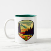 Tasse 2 Couleurs Couleurs du sentier Burke-Gilman (Gauche)