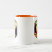 Tasse 2 Couleurs Couleurs du sentier de la rivière Allegheny (Centre)