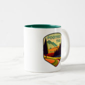 Tasse 2 Couleurs Couleurs du sentier Foothills (Devant droit)