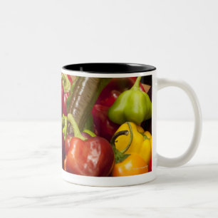 Tasse 2 Couleurs Couleurs et types mélangés de poivrons