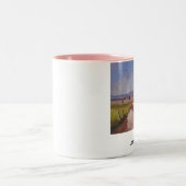 Tasse 2 Couleurs CountryRoad, art de cuisinier de Jon (Centre)