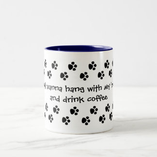 Tasse 2 Couleurs coup avec mon chien de traîneau