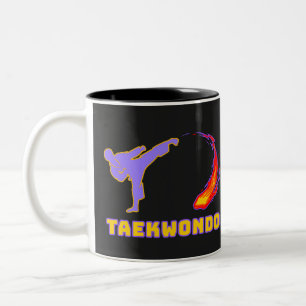 Tasse 2 Couleurs Coup d'énergie de Taekwondo