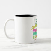 Tasse 2 Couleurs Coupe Aloha Hula Girl de café (Gauche)