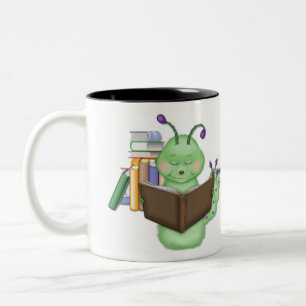Tasse 2 Couleurs Coupe Bookworm