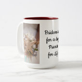Tasse 2 Couleurs Coupe Bridesmaid à deux tons (Devant gauche)