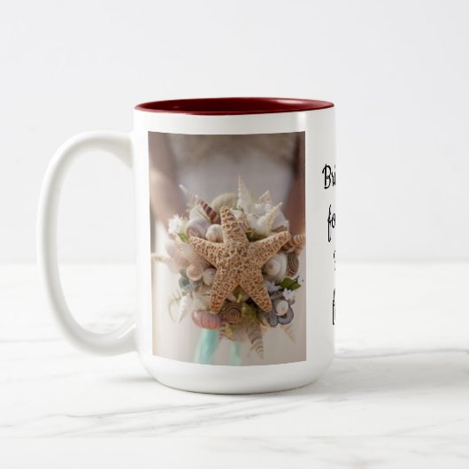 Tasse 2 Couleurs Coupe Bridesmaid à deux tons (Gauche)