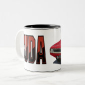 Tasse 2 Couleurs Coupe Cuda 1970 (Devant gauche)