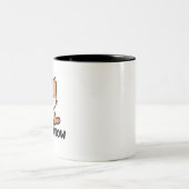 Tasse 2 Couleurs Coupe Cute Meow Meow (Centre)