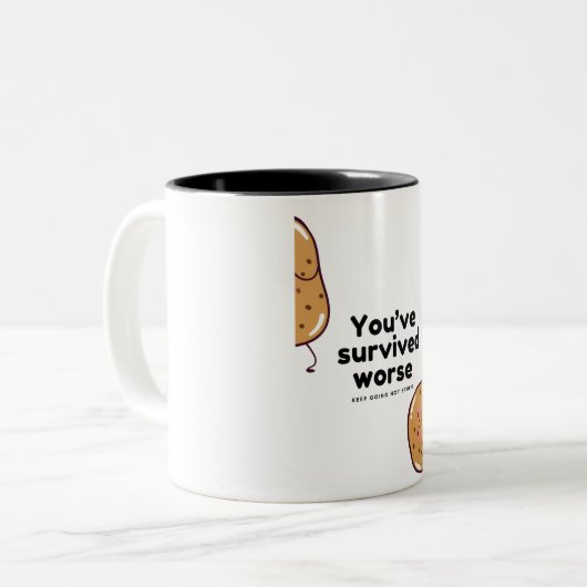 Tasse 2 Couleurs Coupe Cute Potato (Devant gauche)