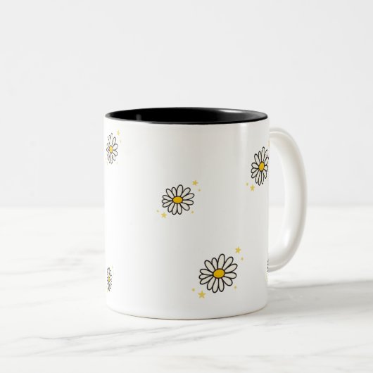Tasse 2 Couleurs Coupe Daisy (Devant droit)
