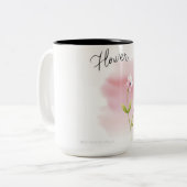Tasse 2 Couleurs Coupe Daisy Flower (Devant gauche)
