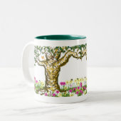 Tasse 2 Couleurs coupe d'arbre (Devant gauche)