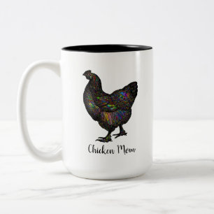 Tasse 2 Couleurs Coupe de café Chicken Mom