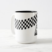 Tasse 2 Couleurs Coupe de café de course (Devant gauche)