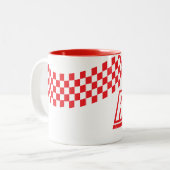 Tasse 2 Couleurs Coupe de café de course (Devant gauche)
