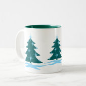 Tasse 2 Couleurs Coupe de café de vacances Festive de NoëlCoupe d'a (Devant gauche)