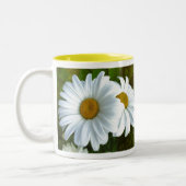 Tasse 2 Couleurs Coupe de café Fleurs de marguerite Coupe de salade (Gauche)